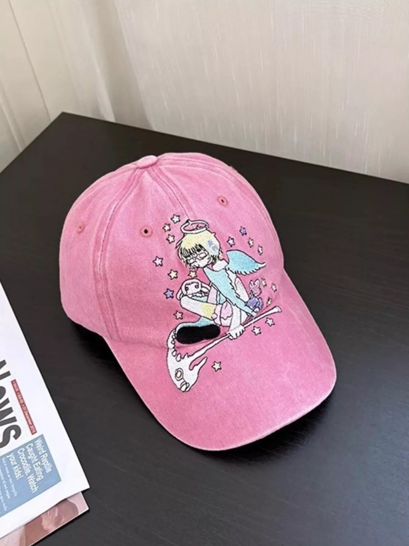 Embroidered Washed Baseball Cap