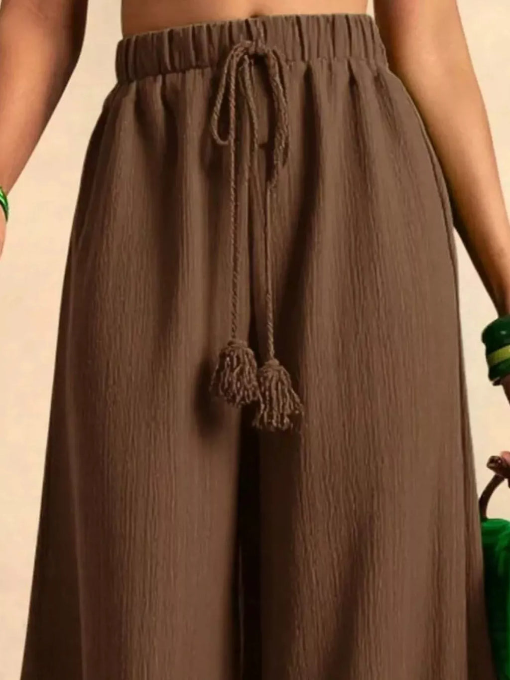 High-Waisted Wide-Leg Pants