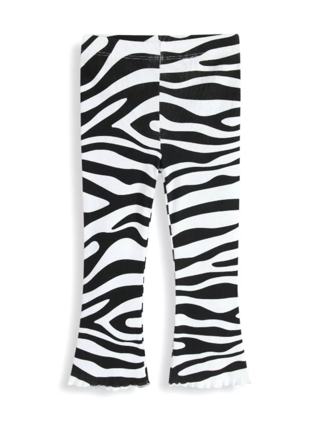 Children's Zebra Print Flare Pants
