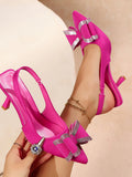 Bow Point Toe Sandals