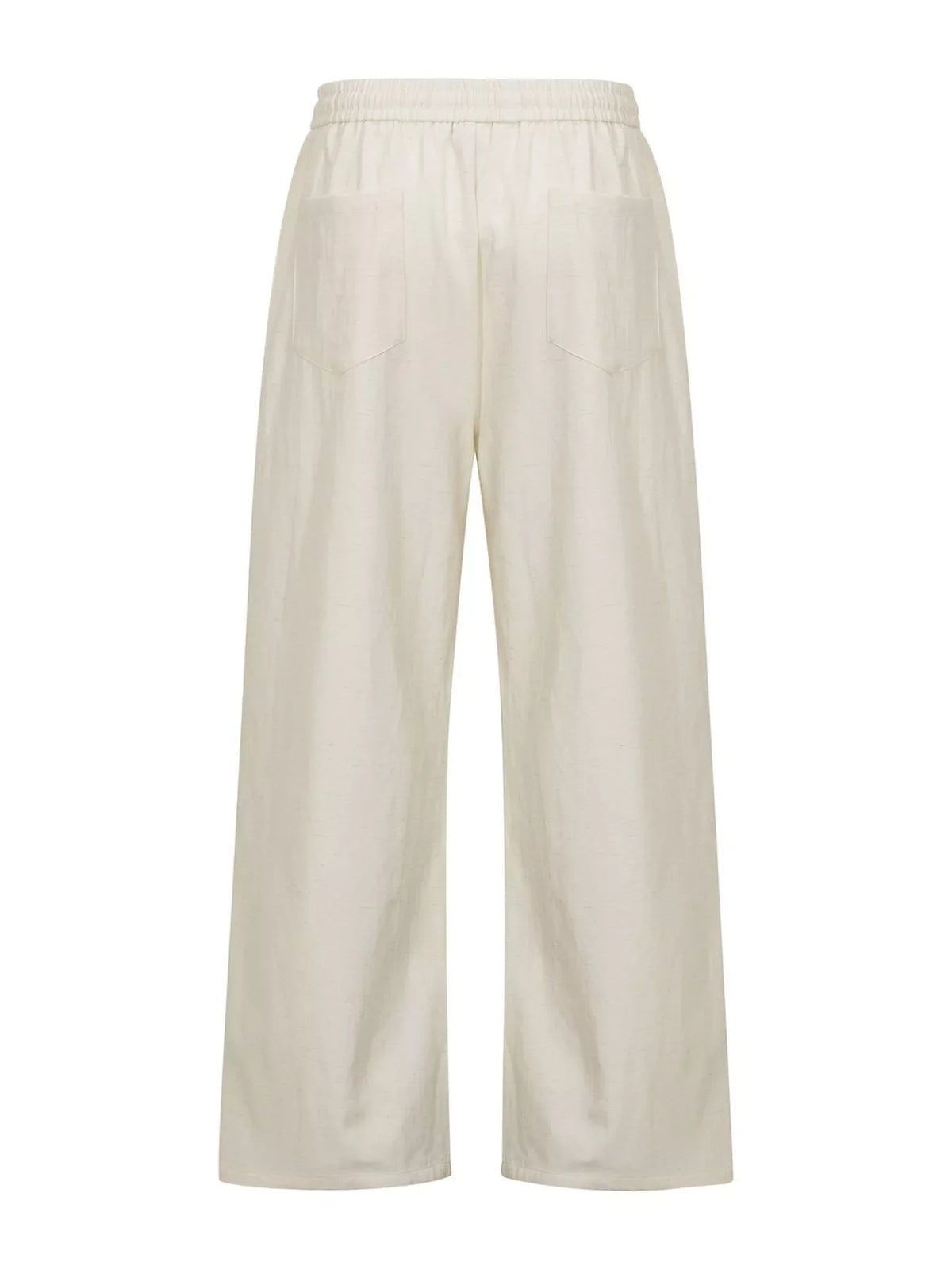 Men's Wide-Leg Drawstring Pants