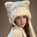 Cute Cat Ear Fluffy Winter Hat