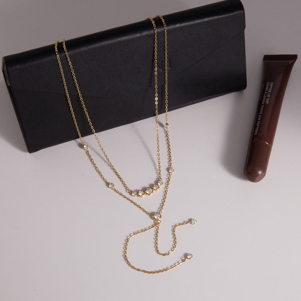 Long Chain Pendant Necklace