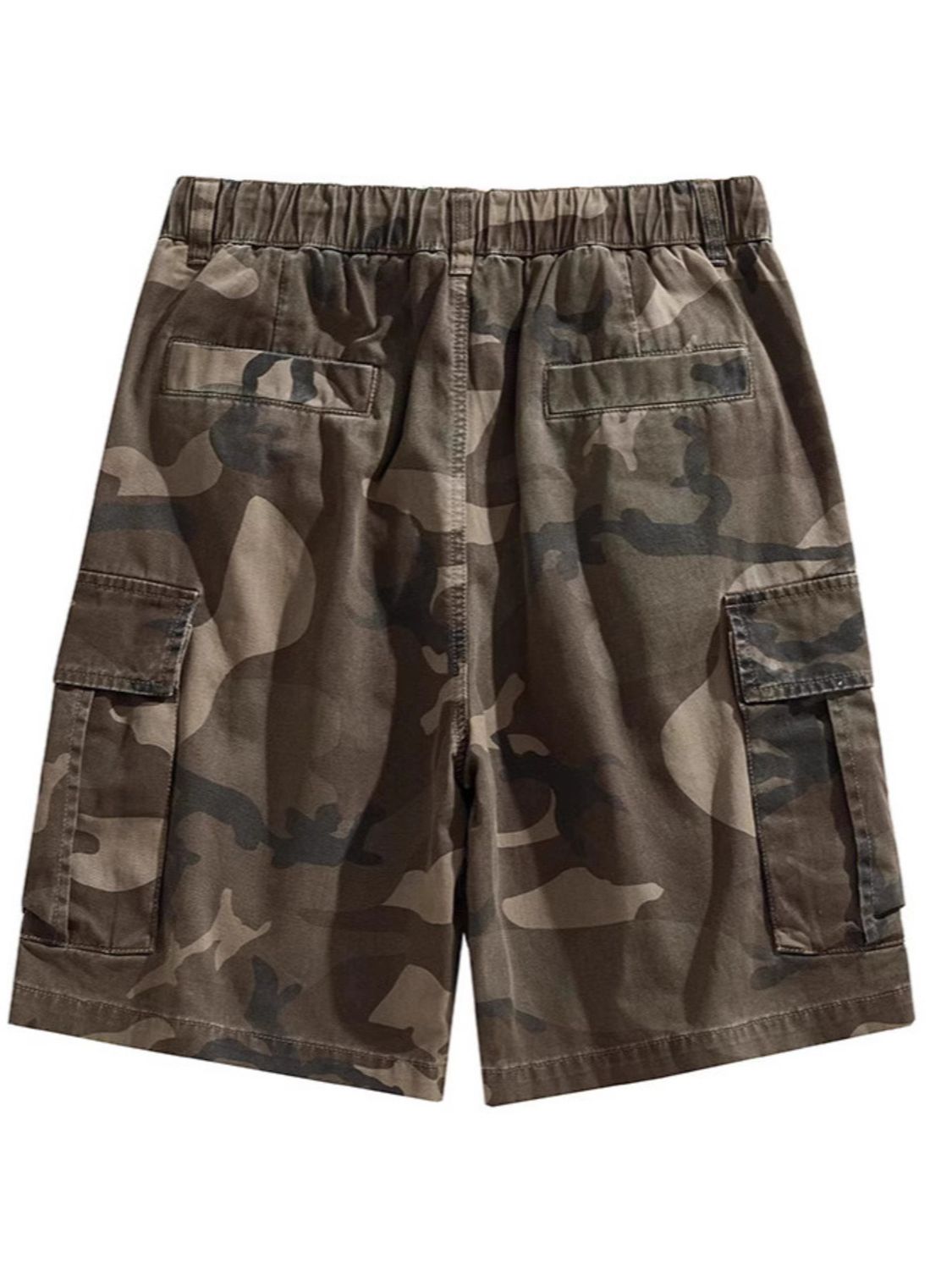 Men's Plus Size Relaxed Fit Camo Cargo Shorts