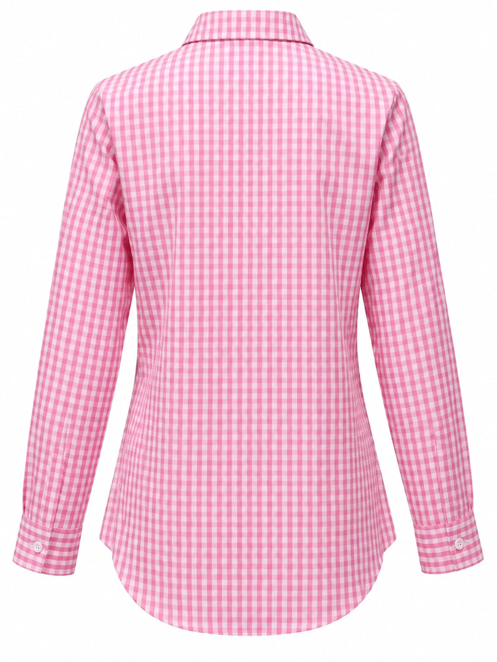 Plus Size Plaid Button-Down Long Sleeve Shirt