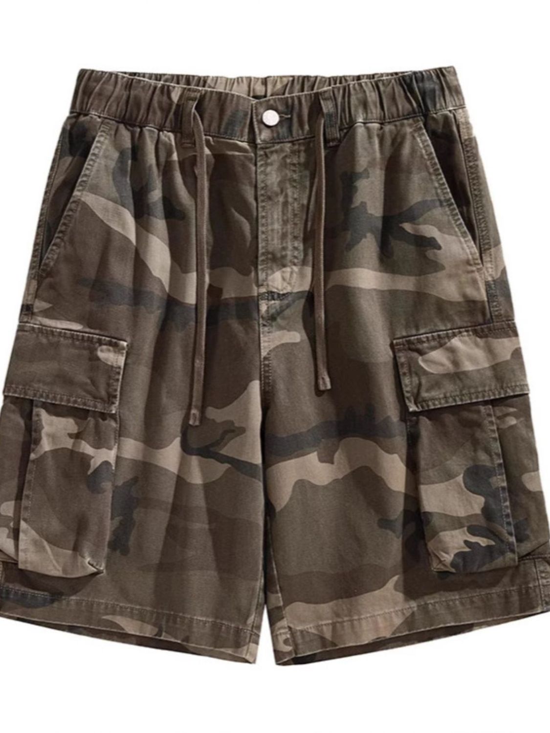 Men's Plus Size Relaxed Fit Camo Cargo Shorts