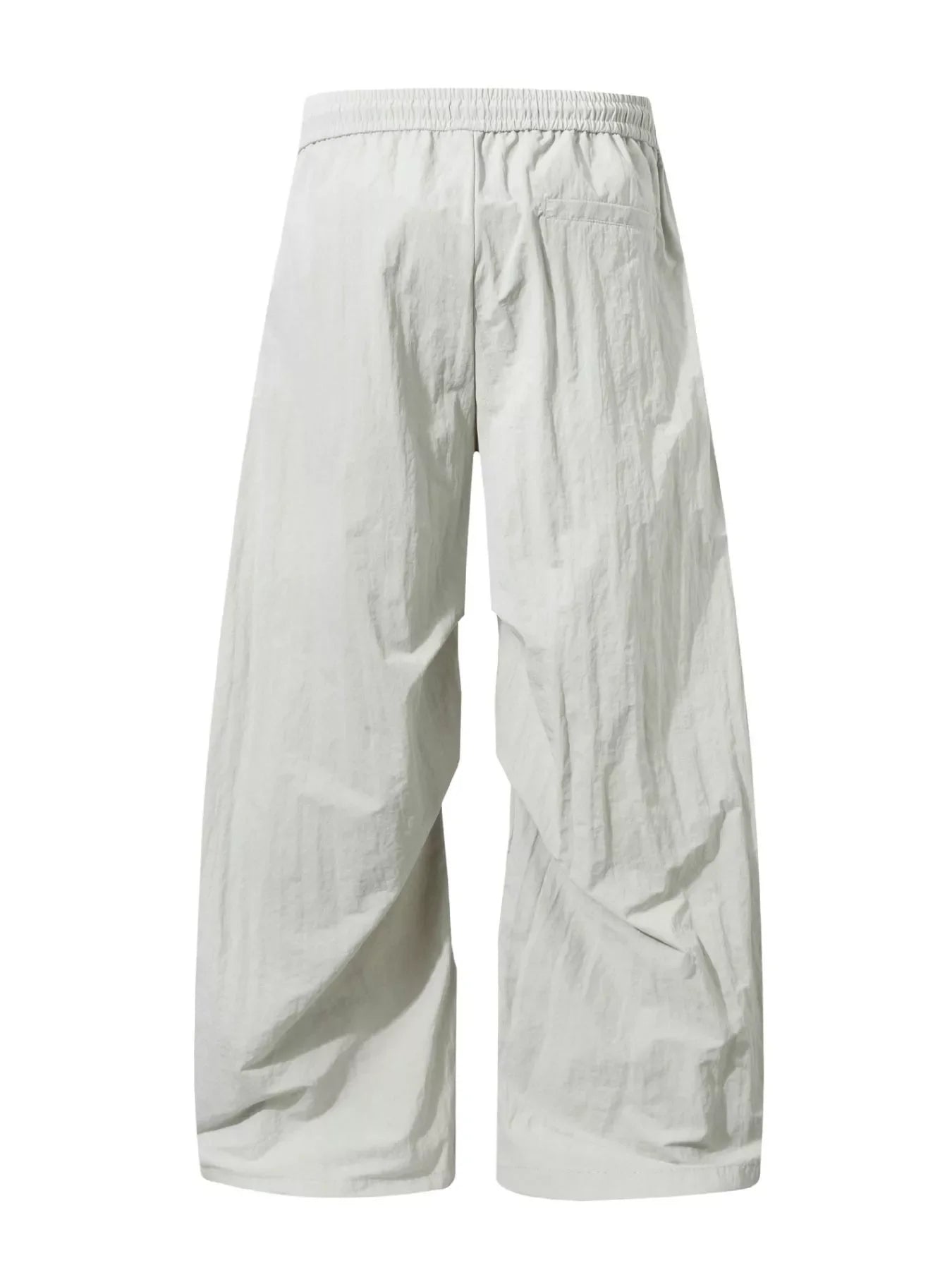 Men's Loose Fit Cargo Pants with Drawstring Waist and Adjustable Cuffs