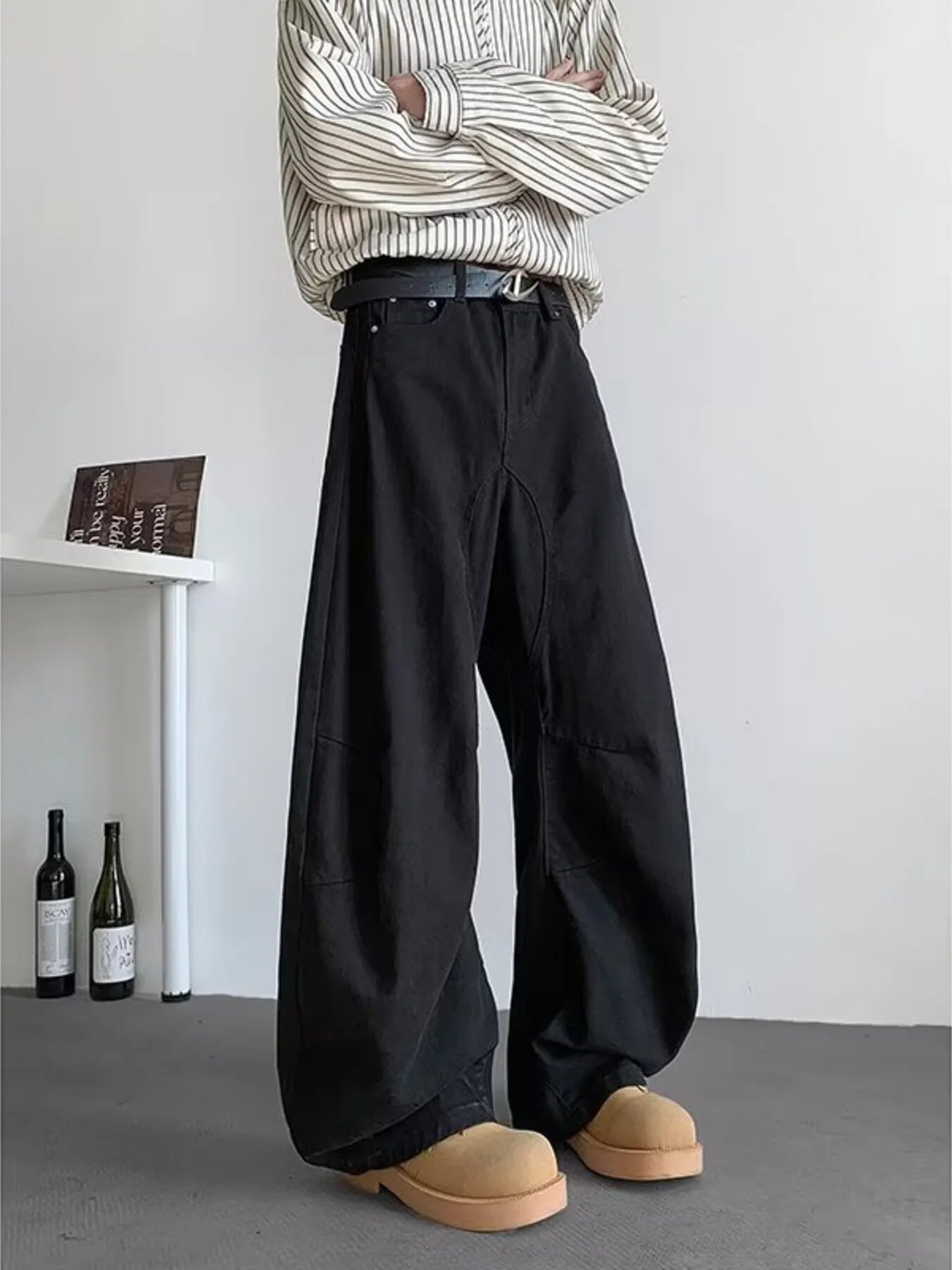 Men's Wide Leg Casual Pants