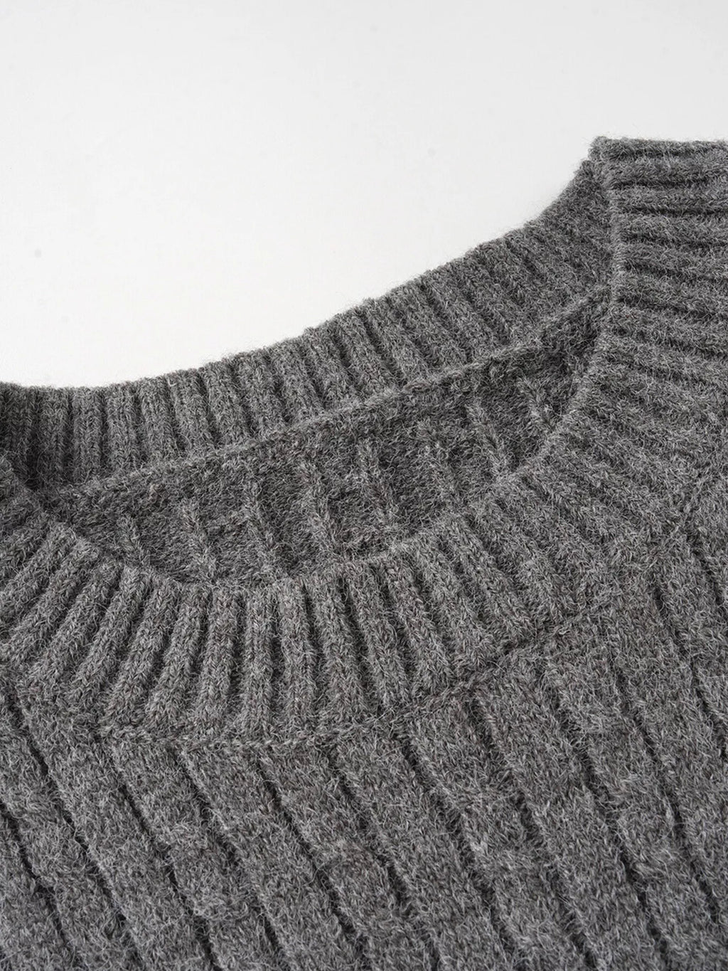 Men's Ribbed Short Sleeve Knit Top