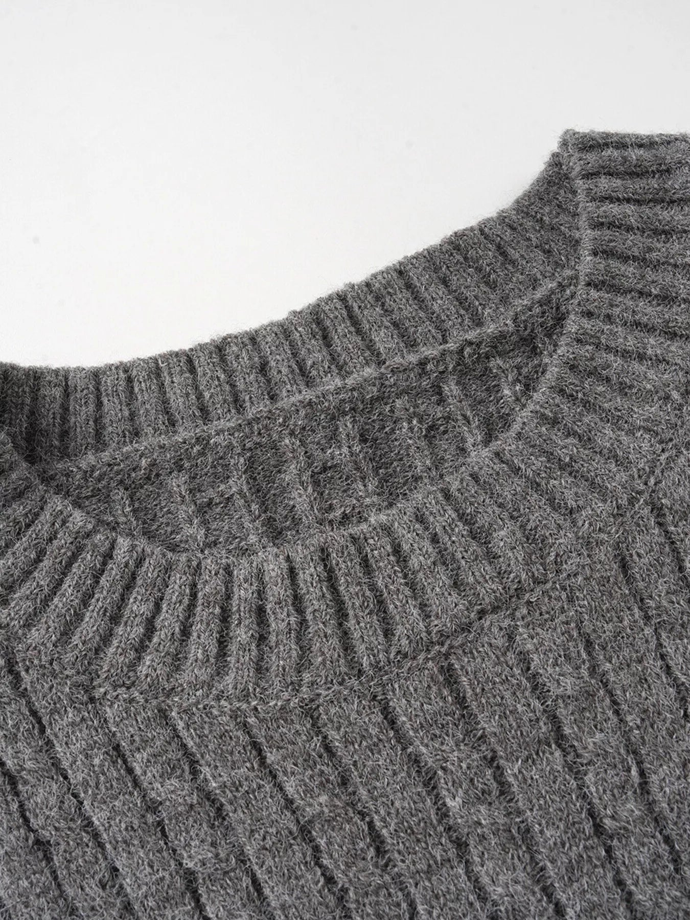 Men's Ribbed Short Sleeve Knit Top