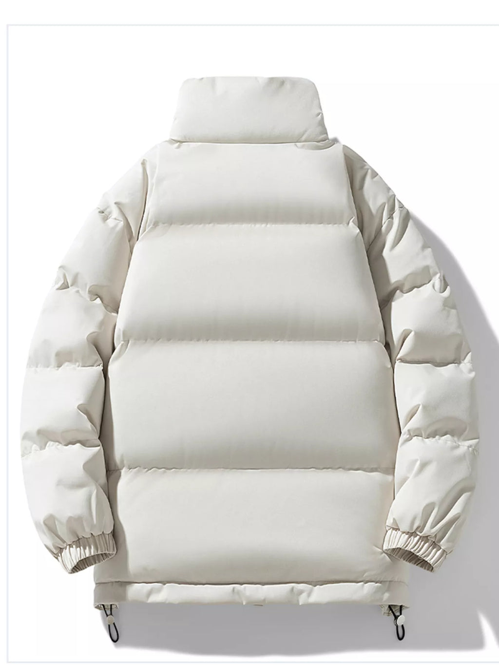 Men's Full Size Padded Stand Collar Winter Coat Plus Size