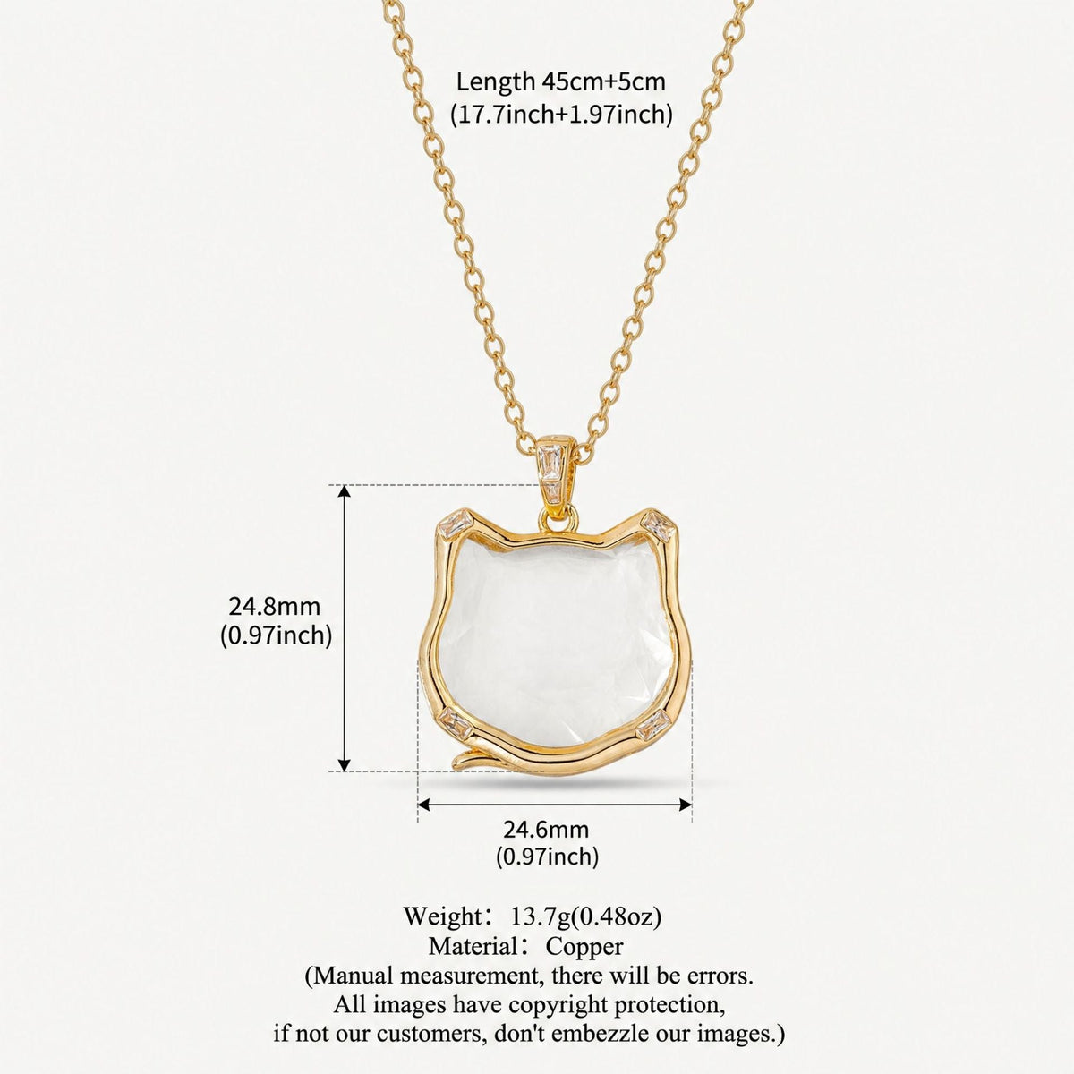 Fox Glass Locket Necklace Collection