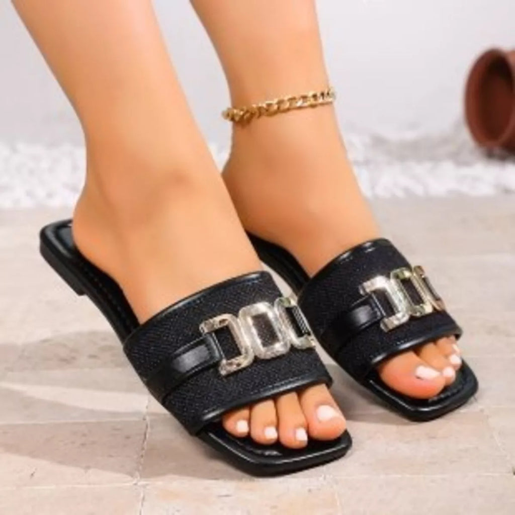 Open Toe Flats Sandals