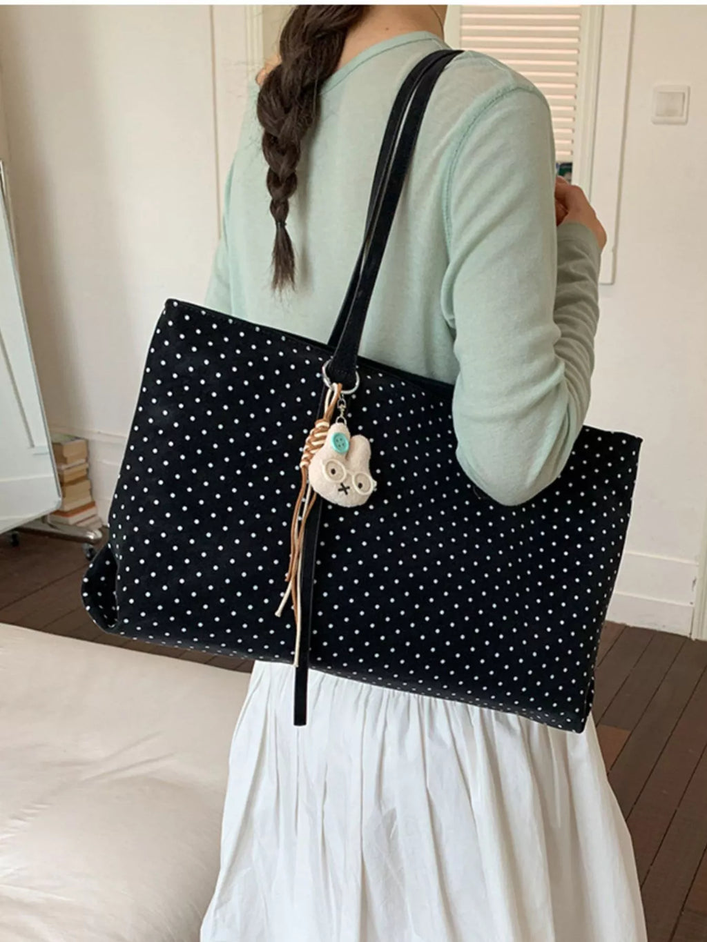 Polka Dot Shoulder Bag