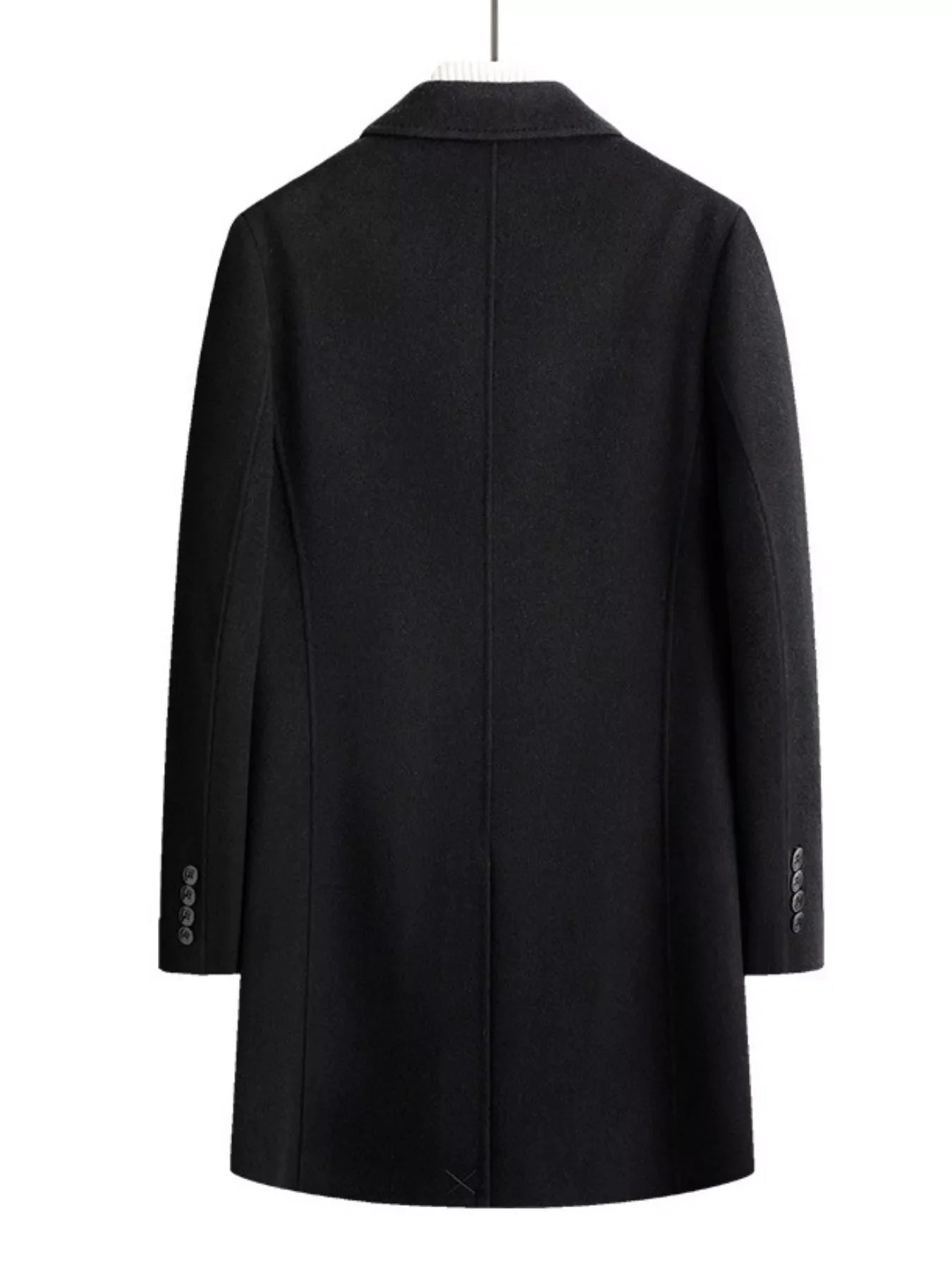 Men's Plus Size Classic Wool Blend Overcoat