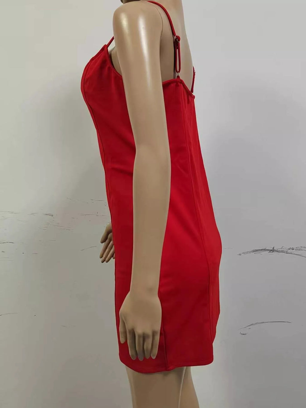 Full Size Zip-Front Bodycon Mini Dress Plus Size