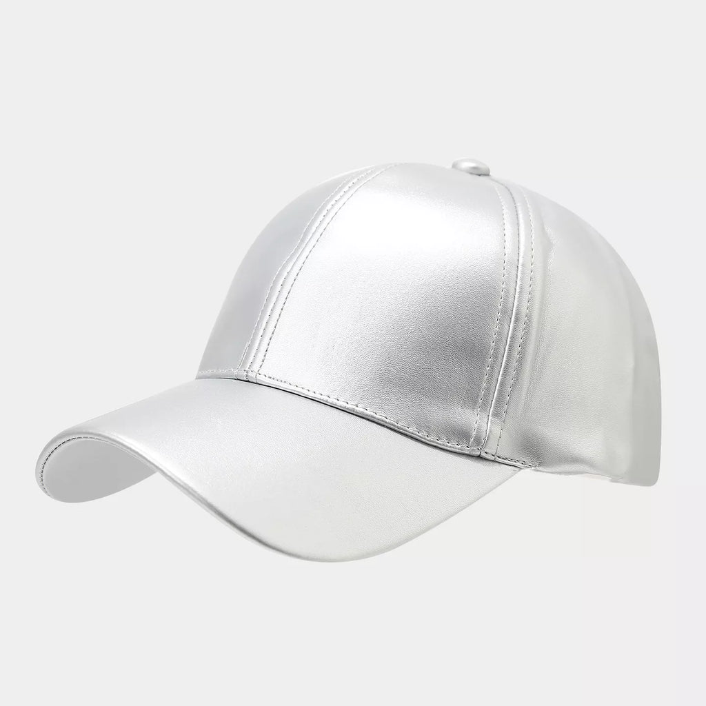 PU Leather Baseball Cap