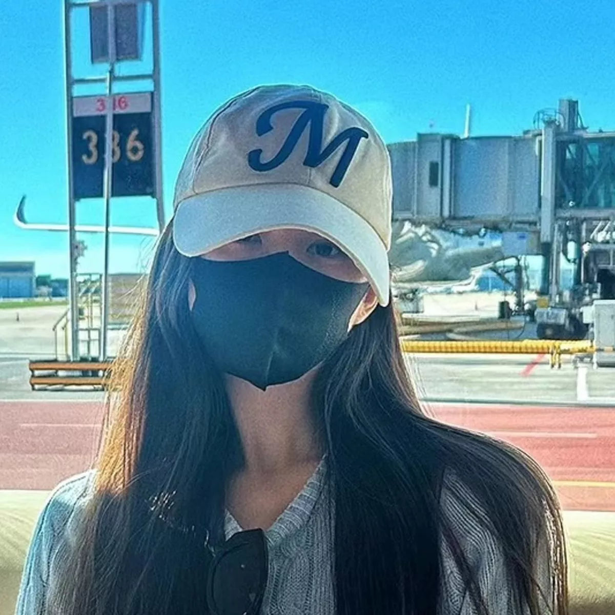 Embroidered 'M' Baseball Cap