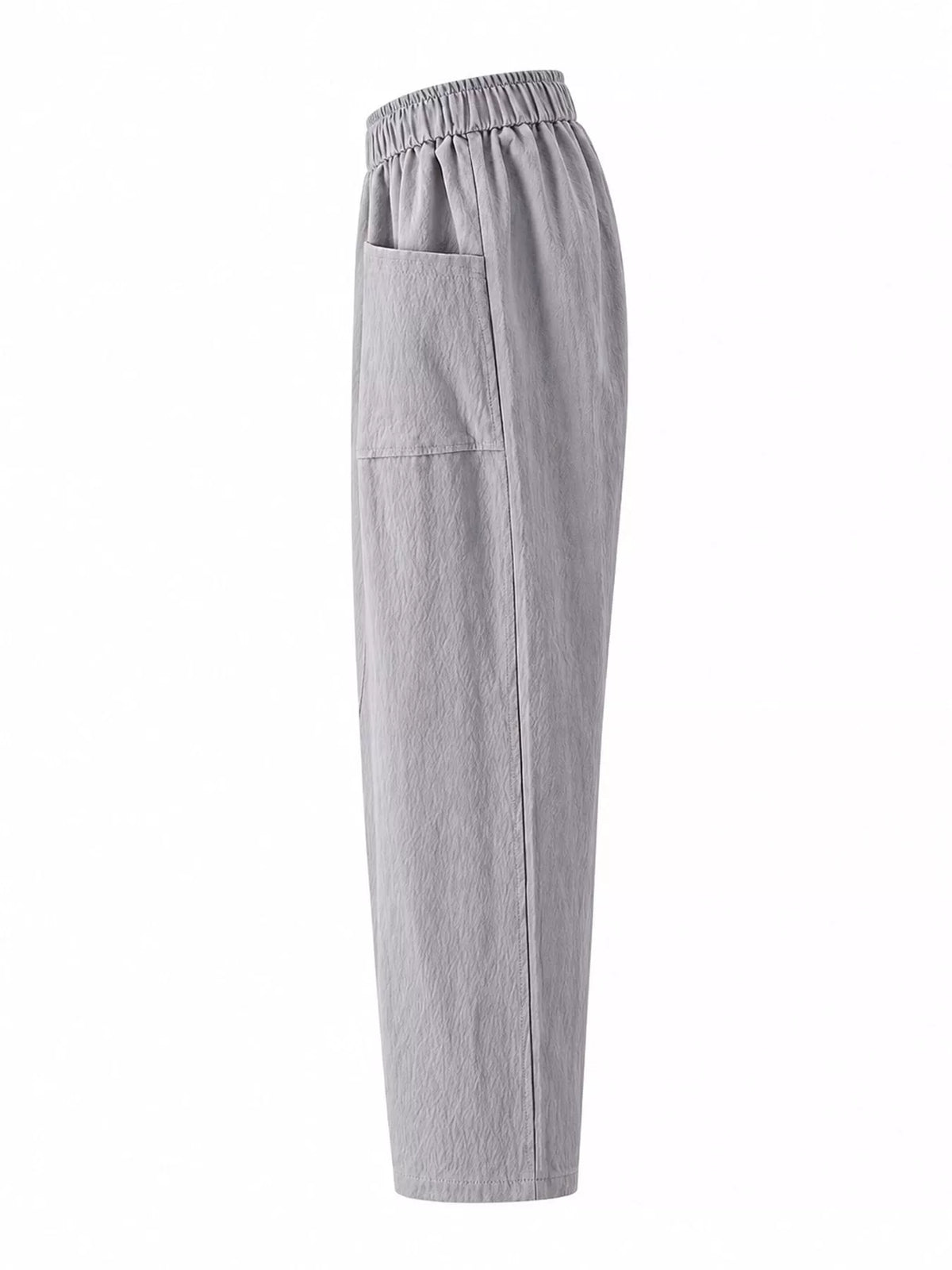 Full Size High-Waisted Elastic Loose Harem Pants Plus Size