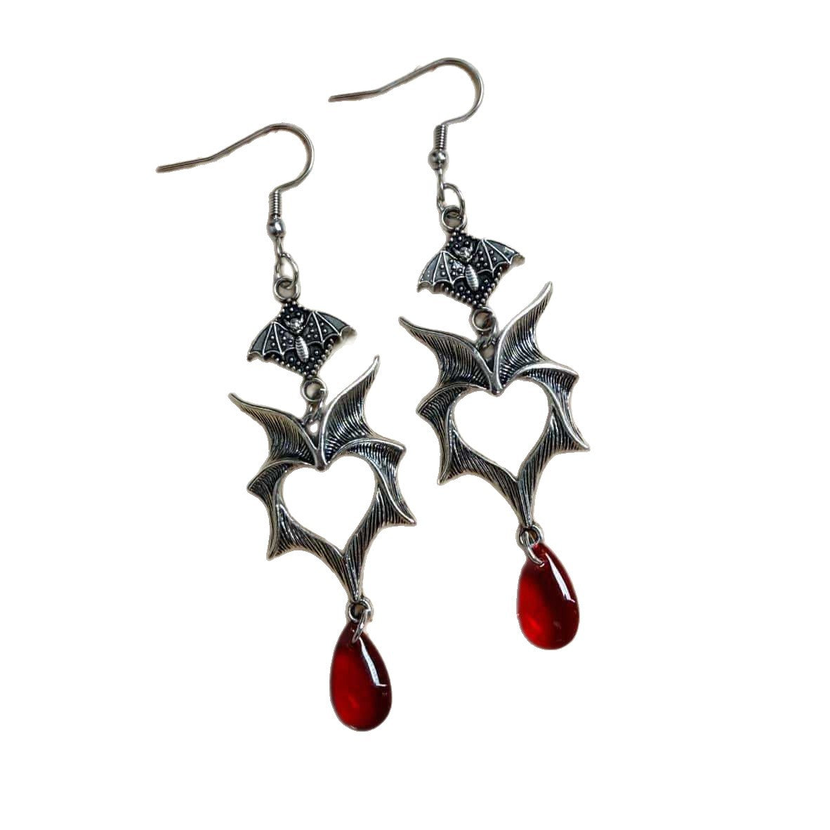 Mens And Womens Minimalist Bat-wing Earrings