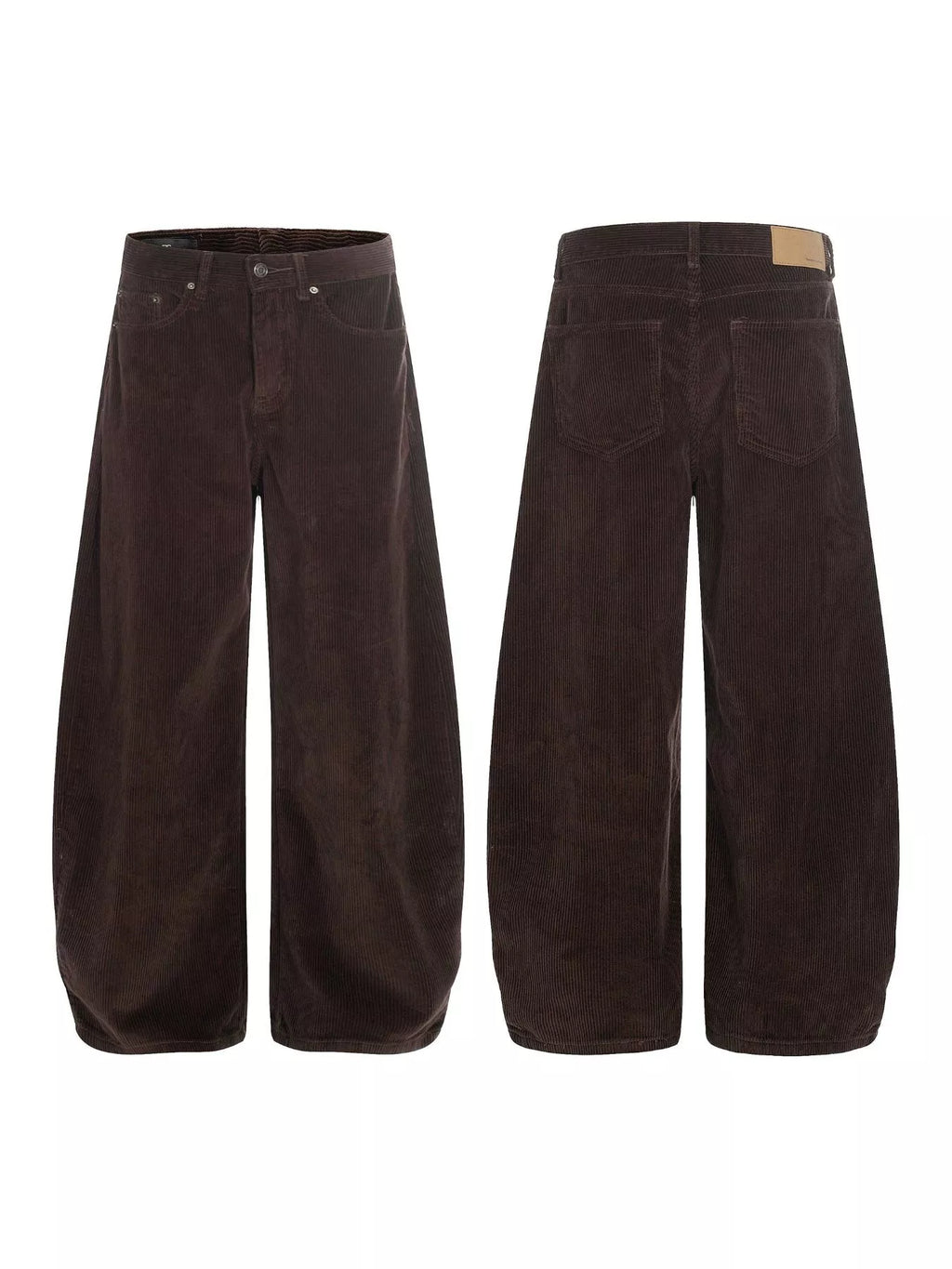 Men's Wide Leg Corduroy Pants
