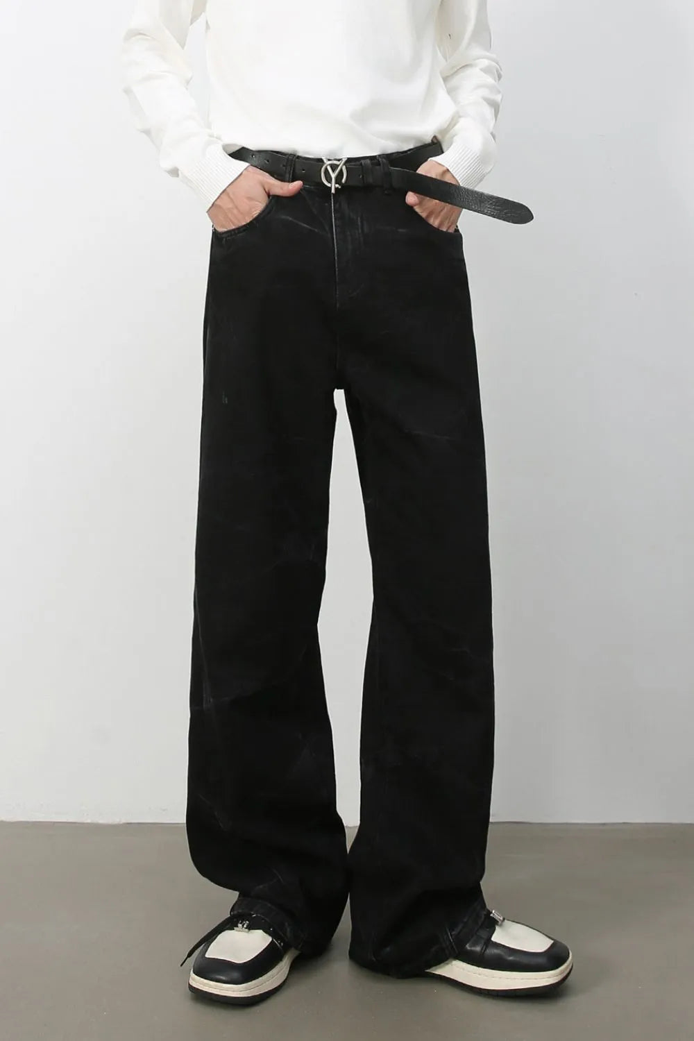 Men's Baggy Jeans with Pockets