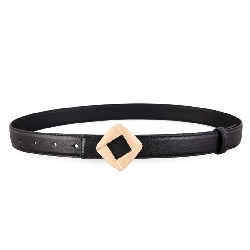 Geometric Buckle Belt