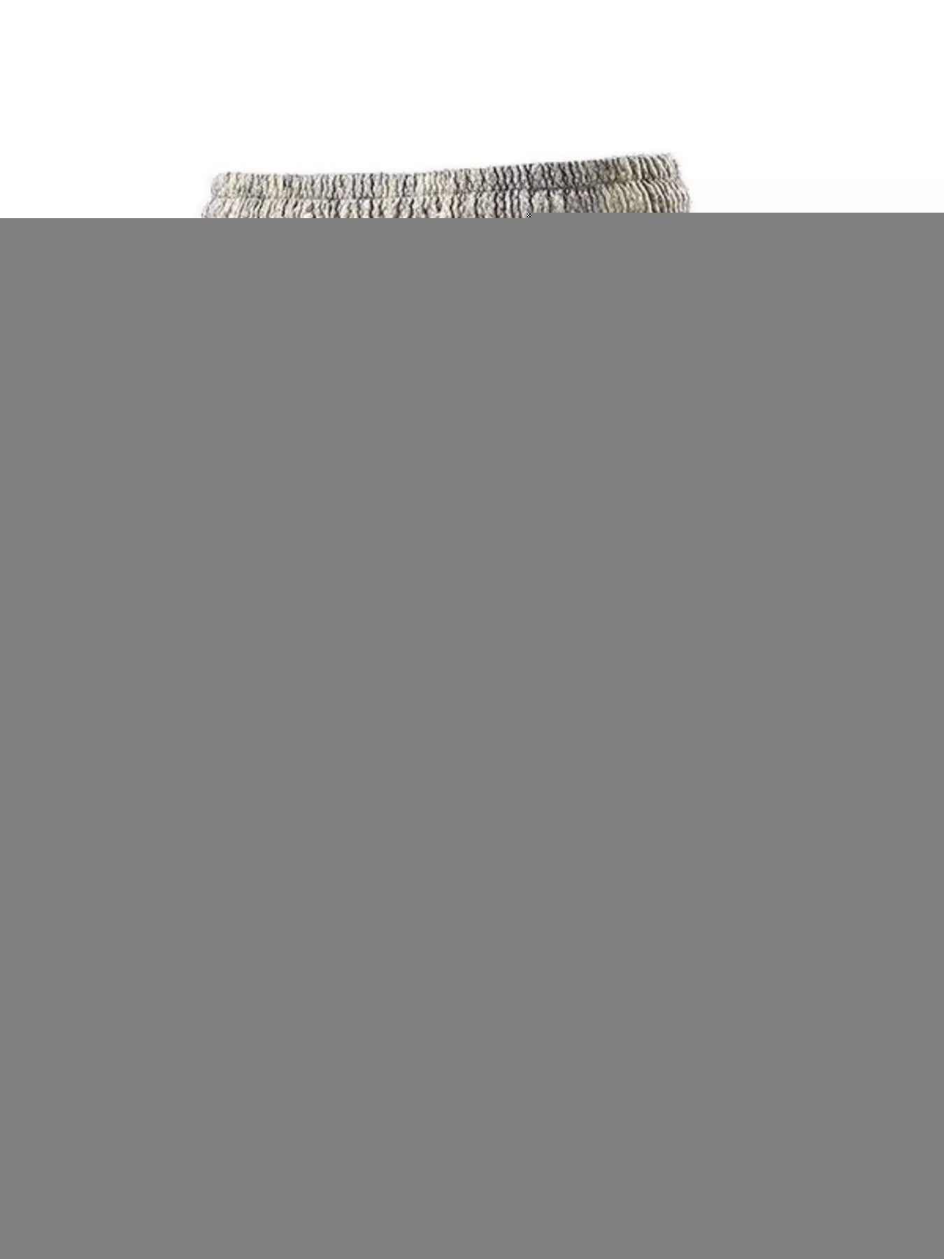 Men's Plus Size Snake Print Drawstring Shorts