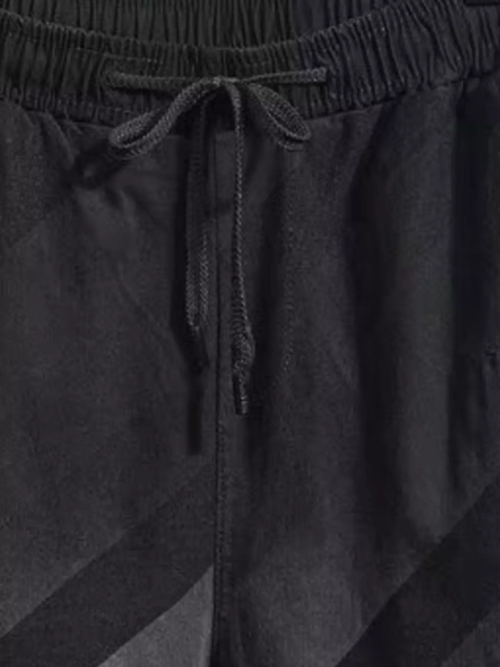 Men's Plus Size Striped Casual Drawstring Shorts
