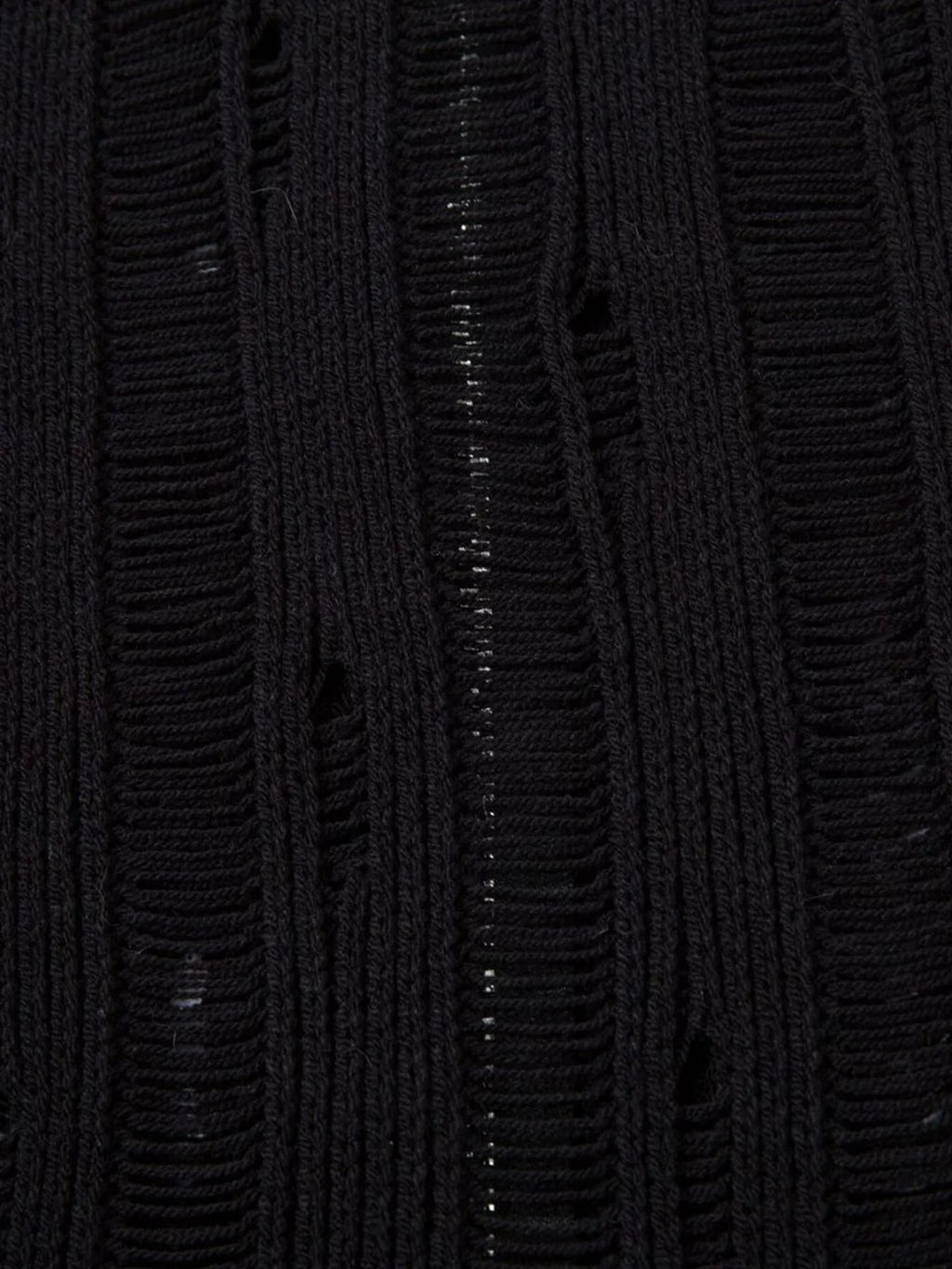 Men's Zip Up Openwork Cardigan