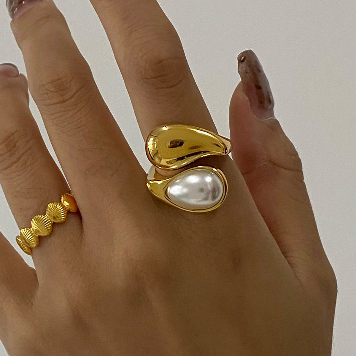 Pearl Statement Ring Collection