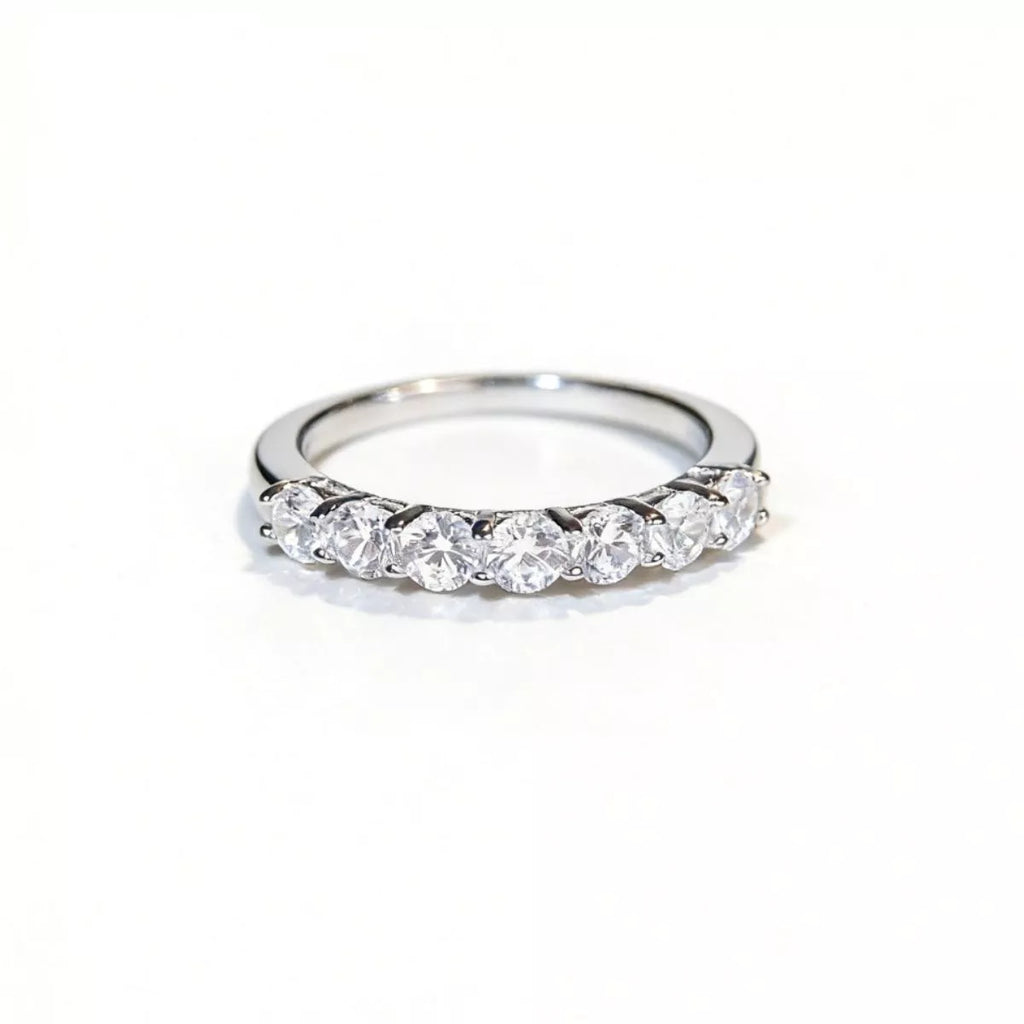 925 Sterling Silver Zircon Ring