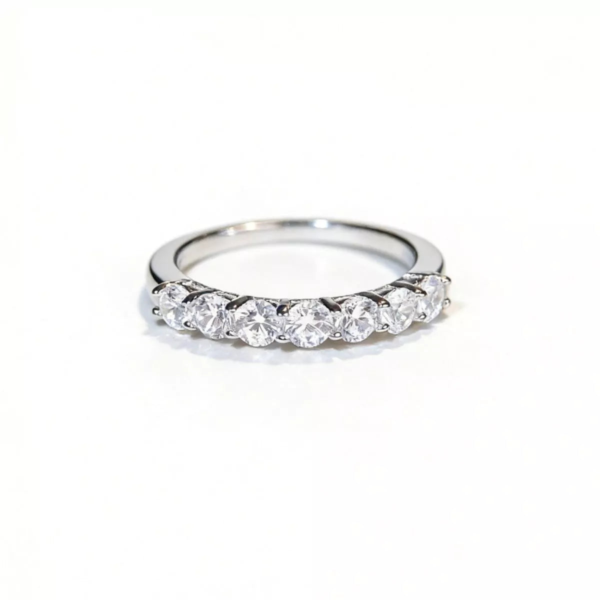 925 Sterling Silver Zircon Ring