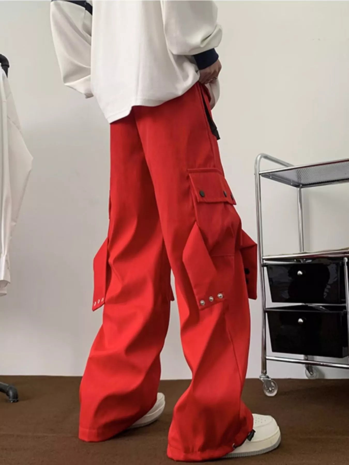 Men's Plus Size Multi-Pocket Relaxed Fit Cargo Pants