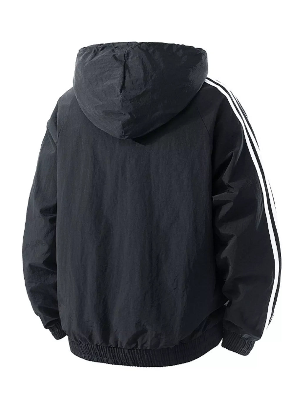 Men's Plus Size Casual Hooded Windbreaker Jacket