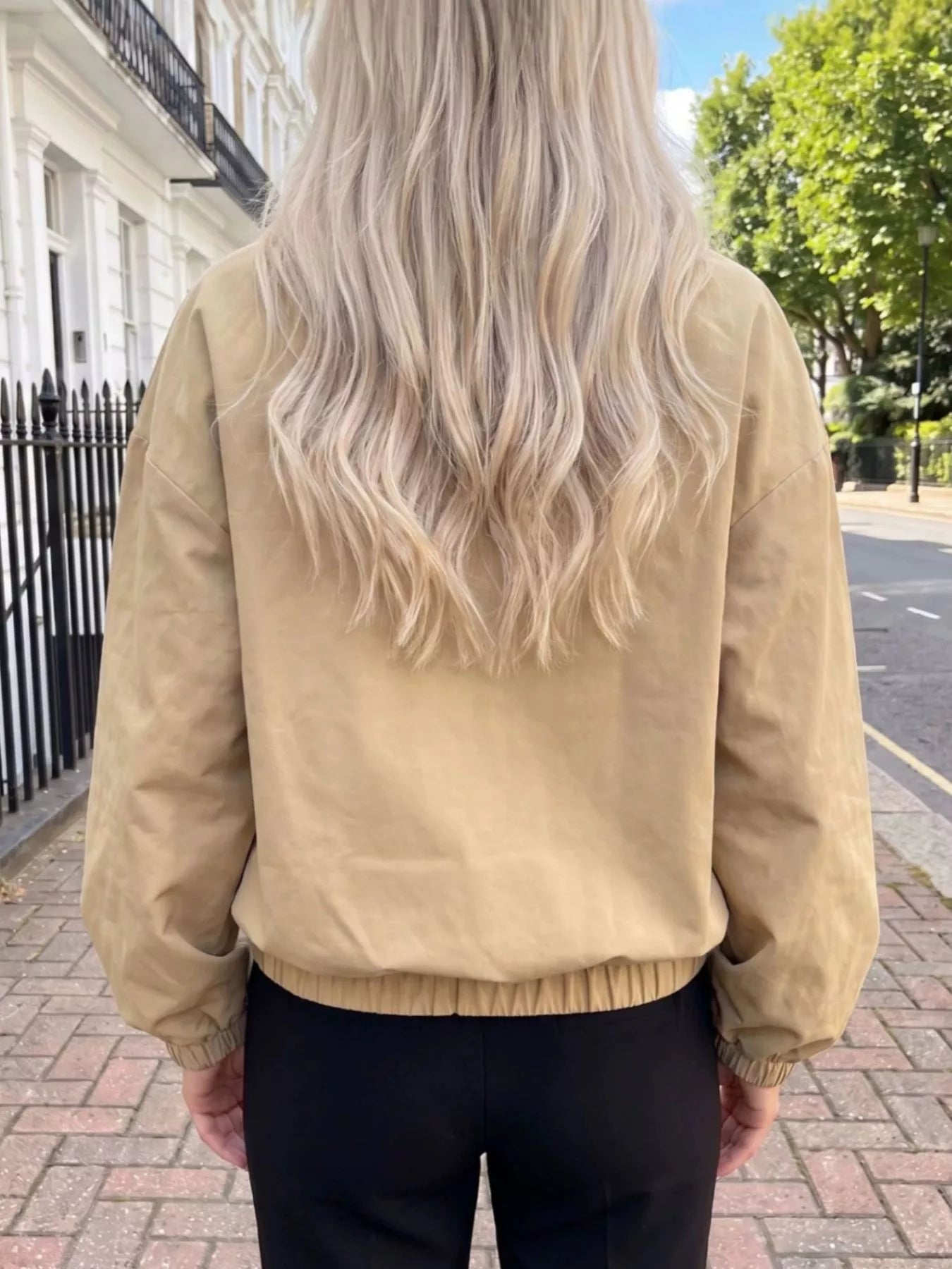 Quarter Zip Front Flap Pocket Top
