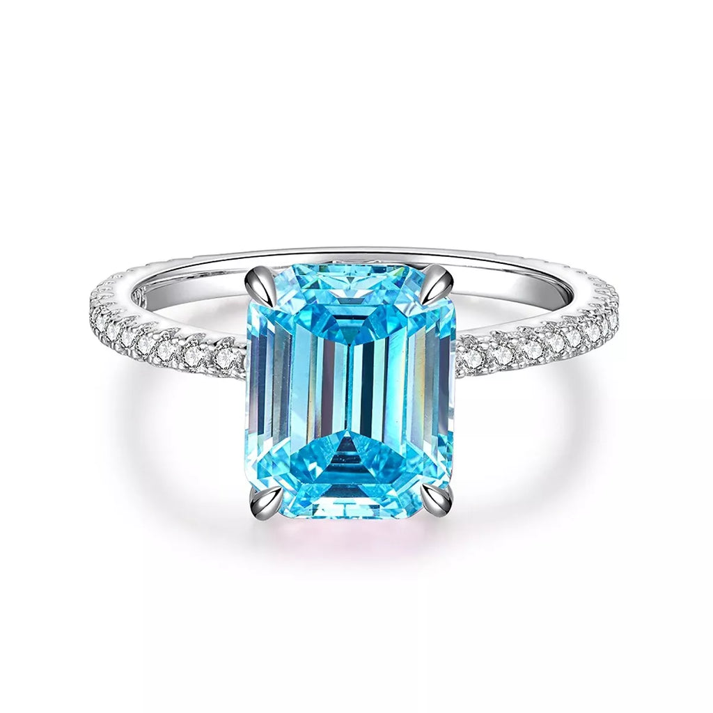 925 Sterling Silver Rectangle Ring