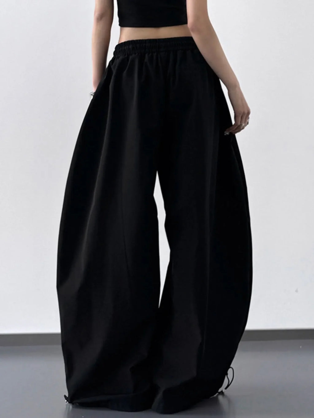 Wide Leg Drawstring Pants