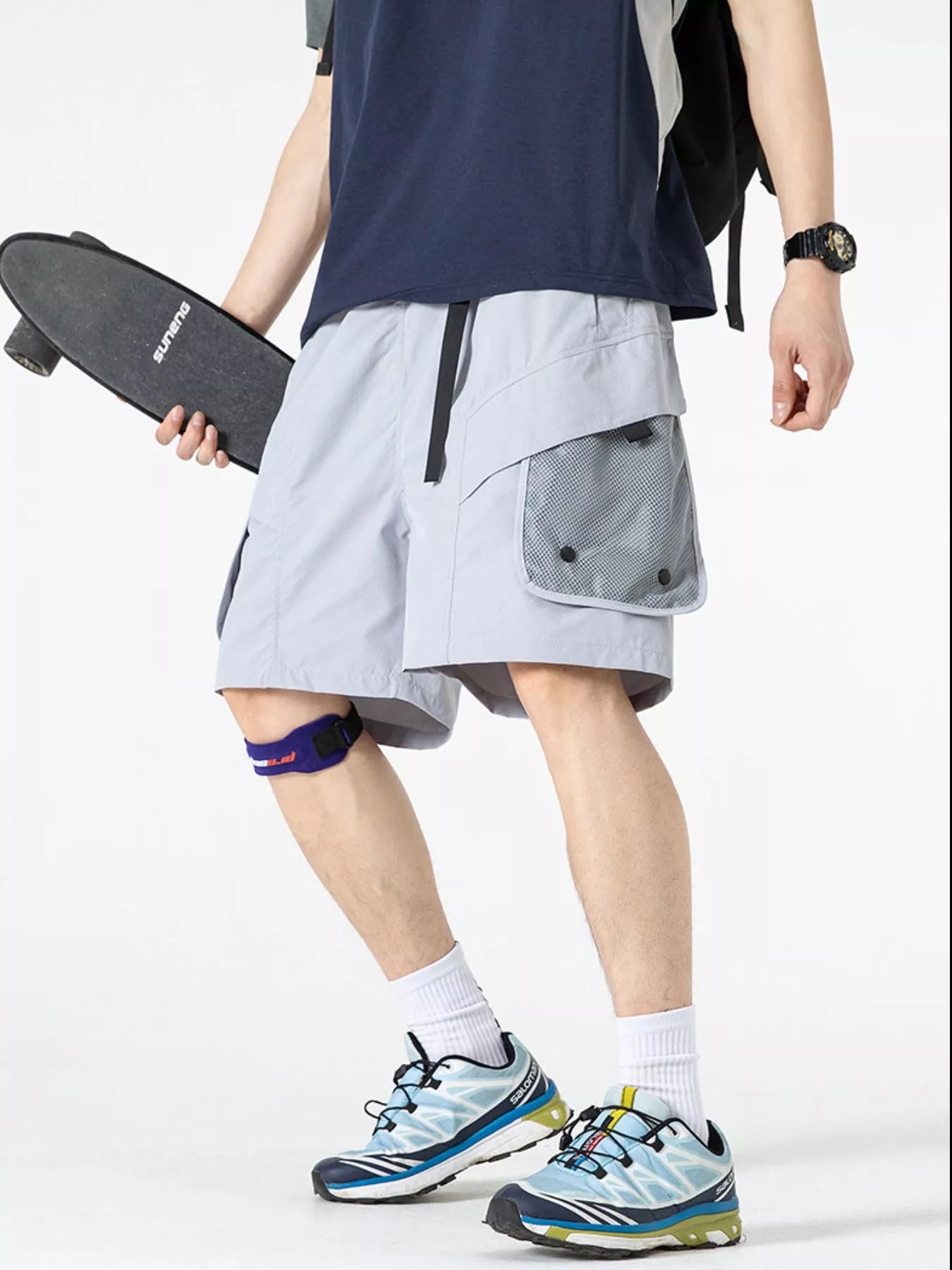 Men's Multi-Pocket Quick-Dry Cargo Shorts