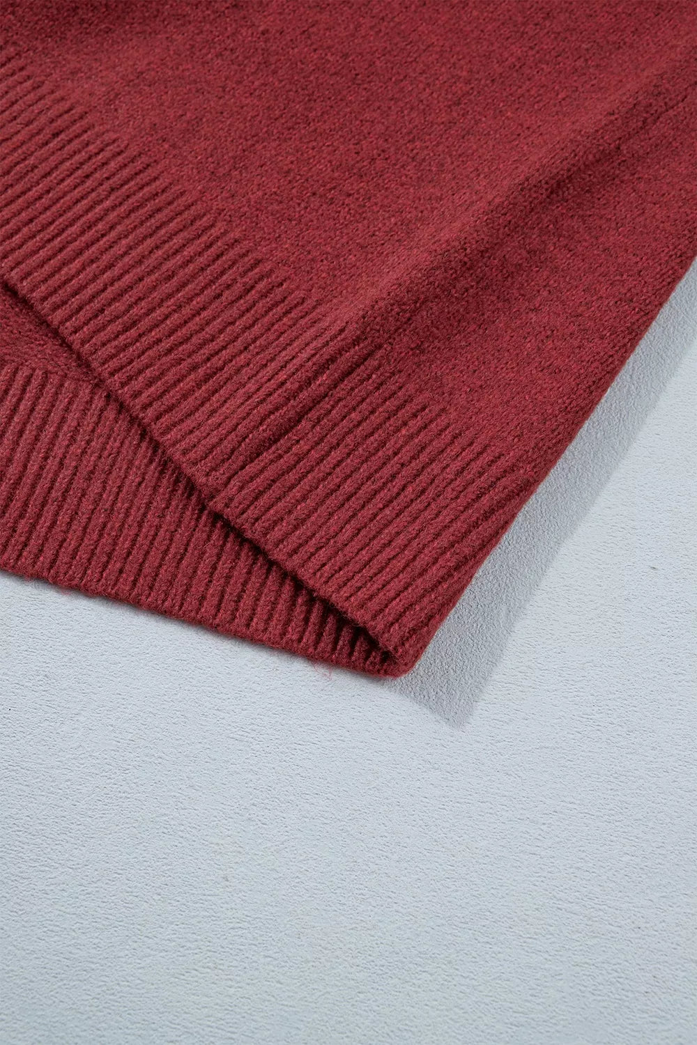 Christmas Theme Geometric Pattern Knit Round Neck Shift Sweater