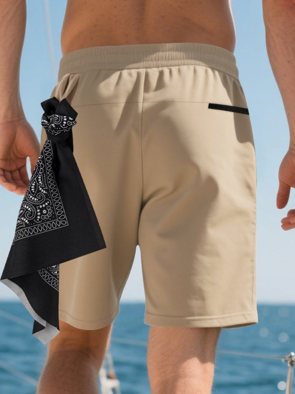 Men's Full Size Drawstring Casual Shorts Plus Size