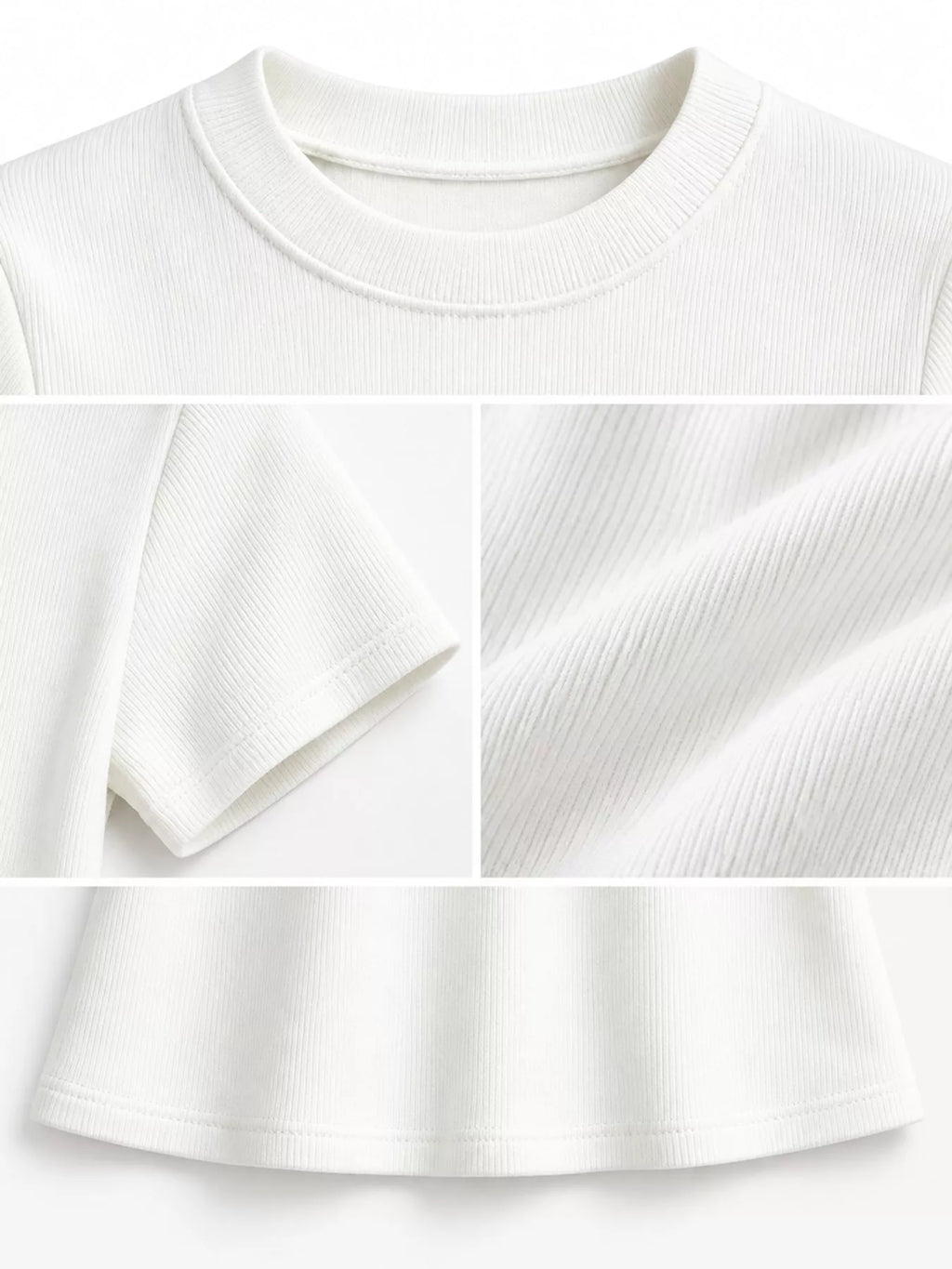 Slim-Fit Crew Neck Basic T-Shirt