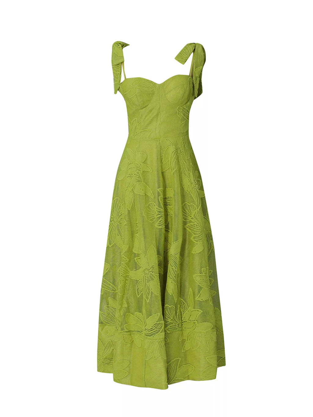 Sweetheart Neck Tie-Strap Dress