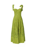 Sweetheart Neck Tie-Strap Dress