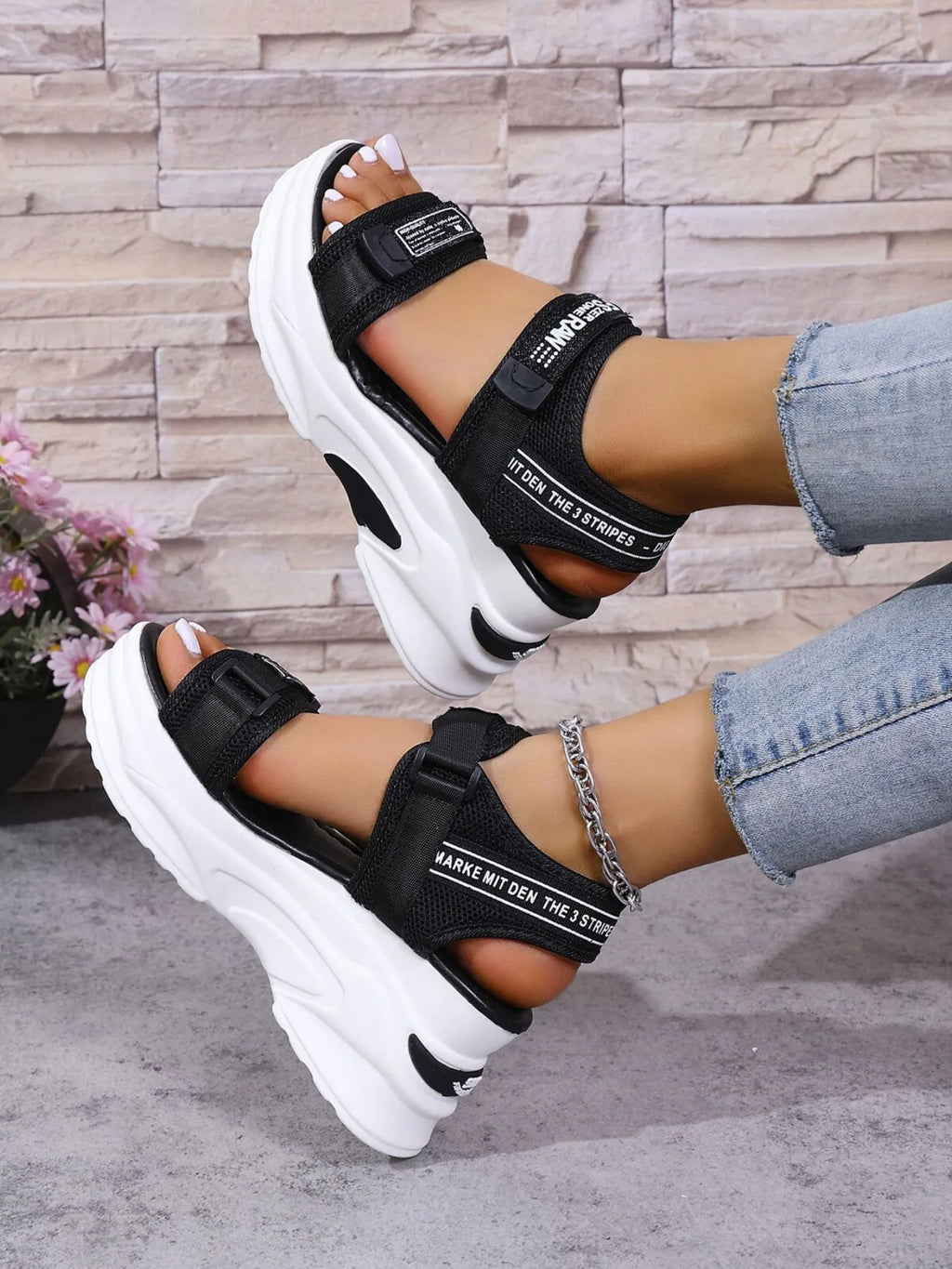 Open Toe Wedge Sandals