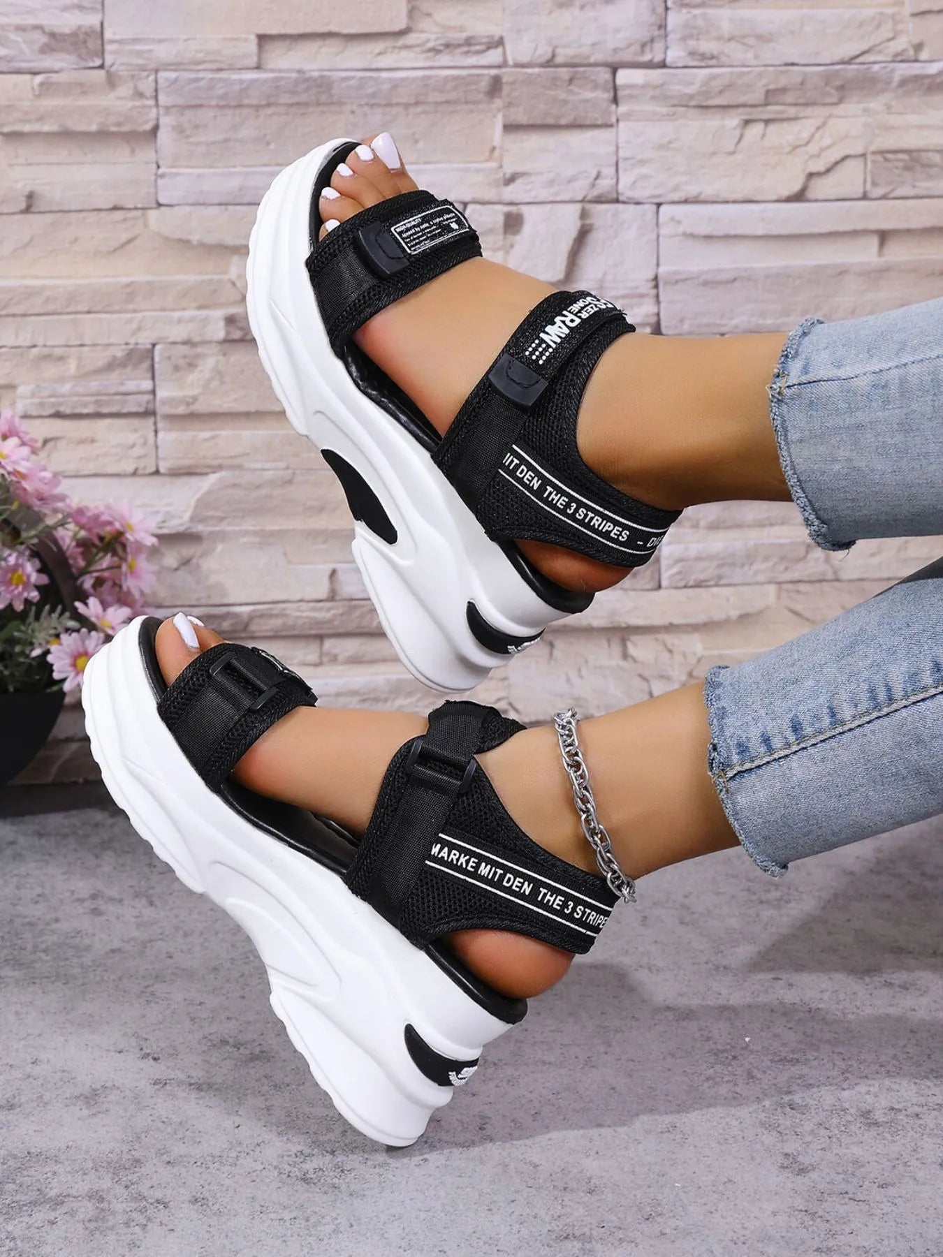 Open Toe Wedge Sandals