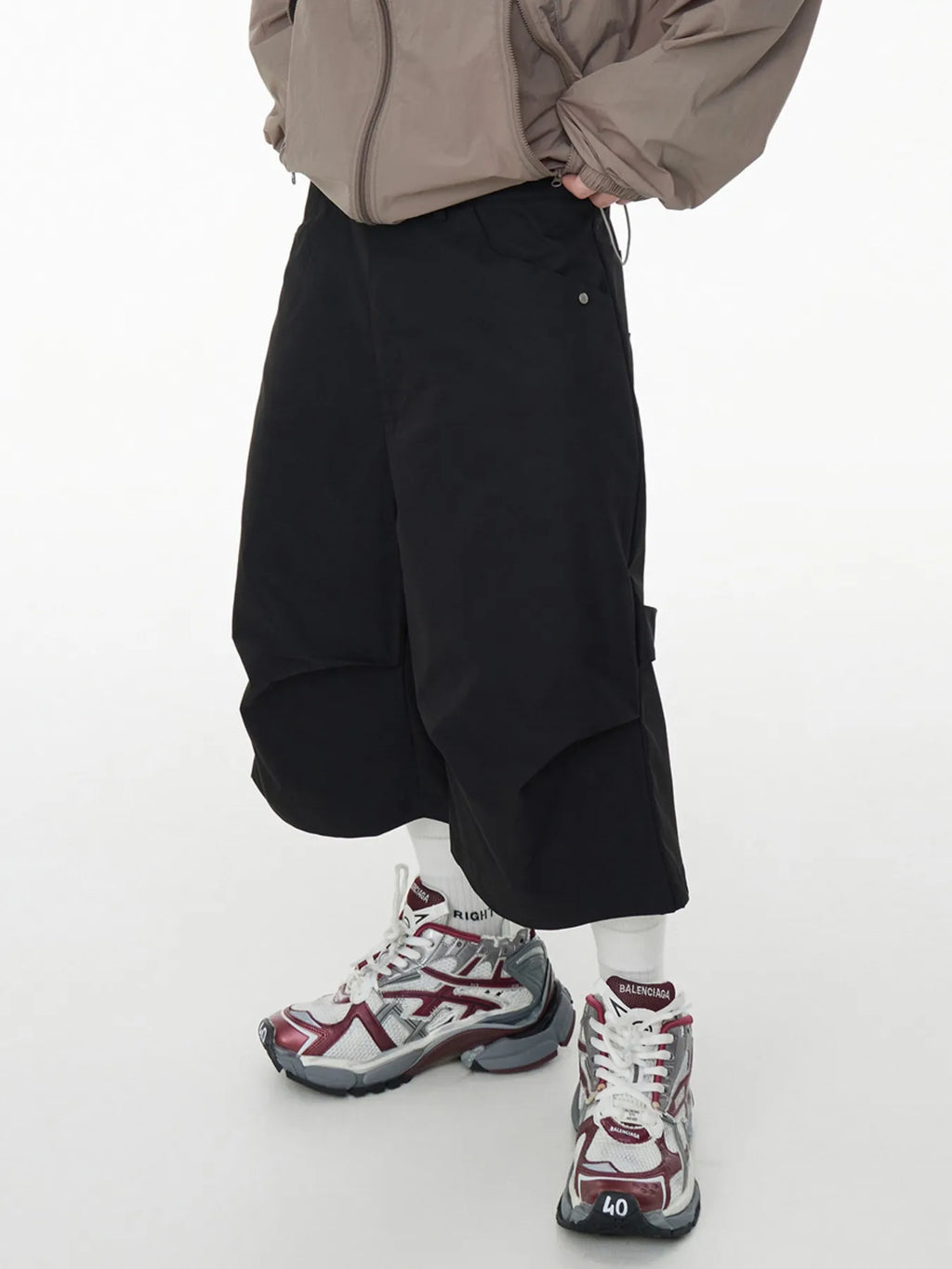 Men's Wide Leg Cargo Shorts