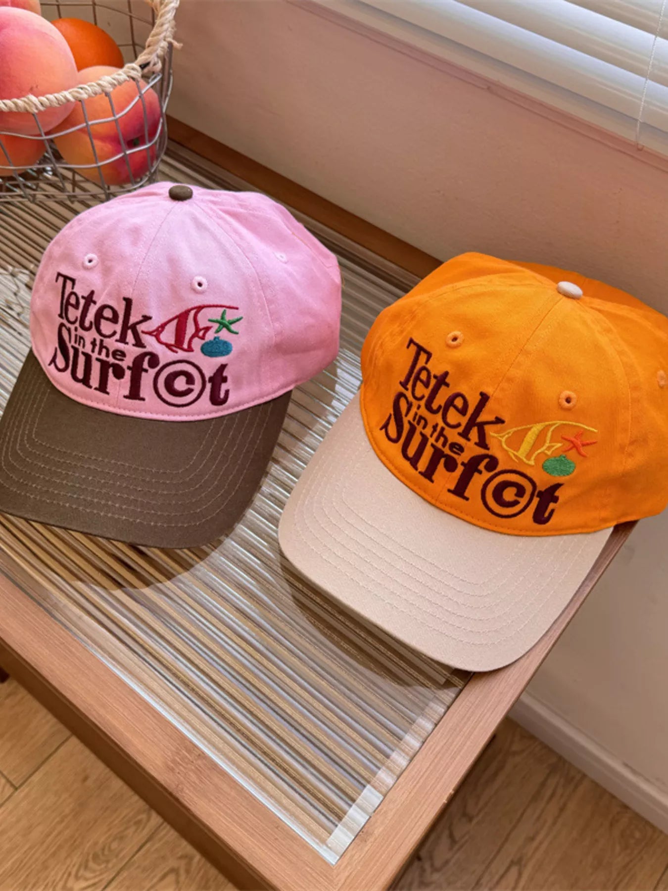 Embroidered Letter Baseball Cap