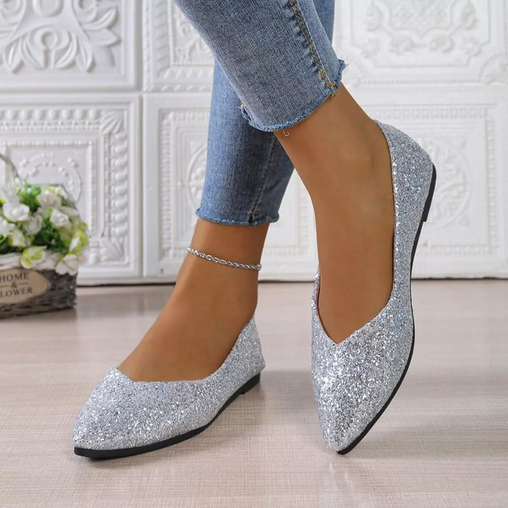 Point Toe Flats Slip-Ons