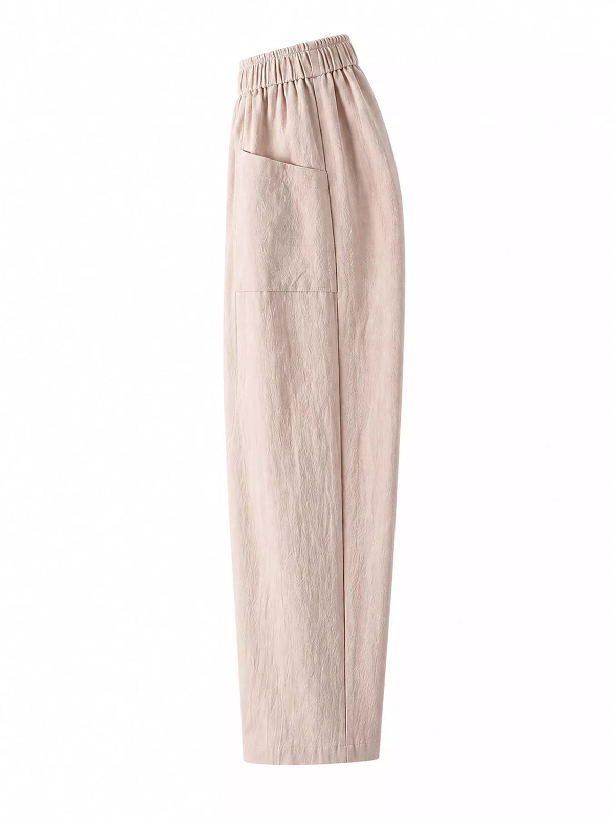 Full Size High-Waisted Elastic Loose Harem Pants Plus Size